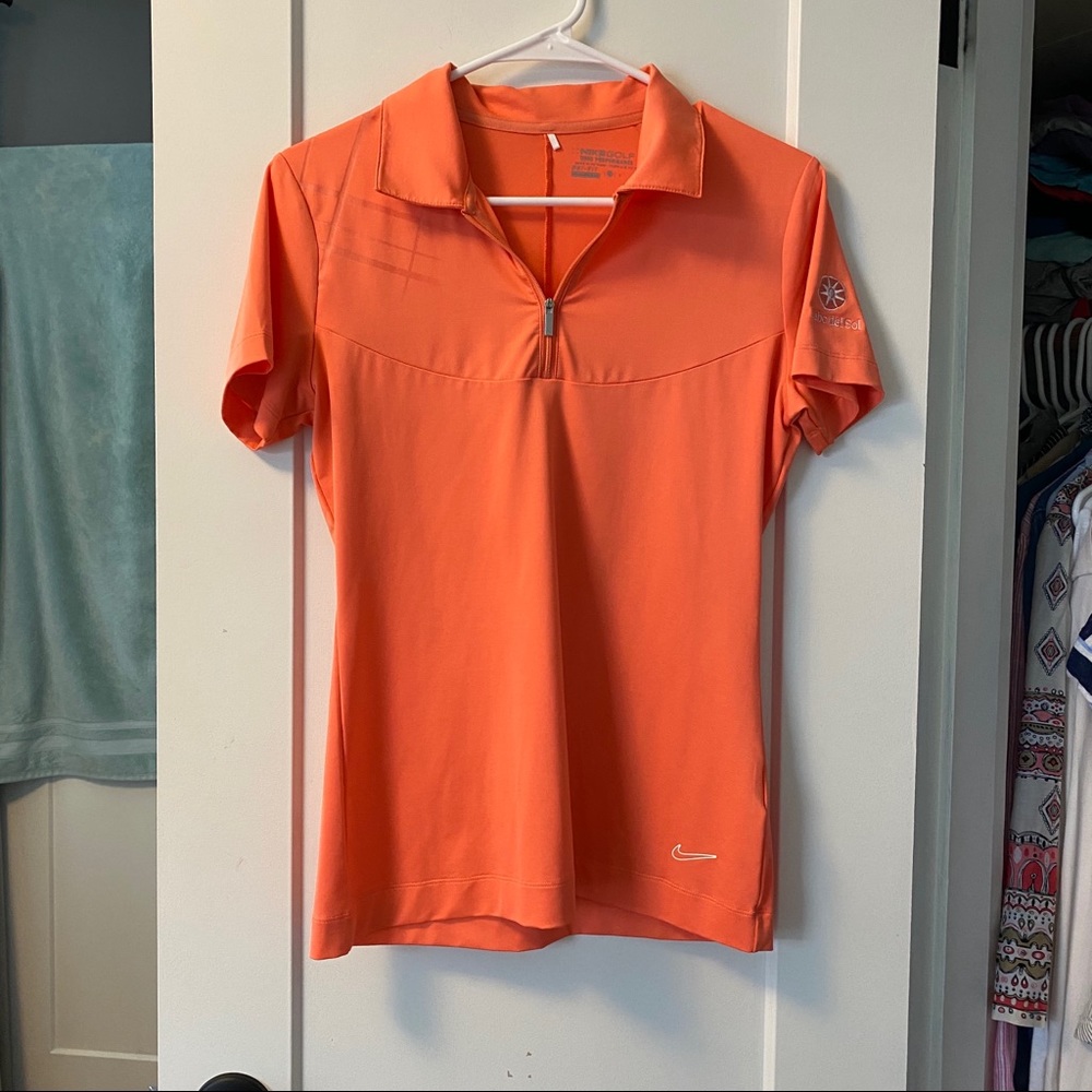 ❌SOLD❌ PEACH NIKE GOLF SHIRT